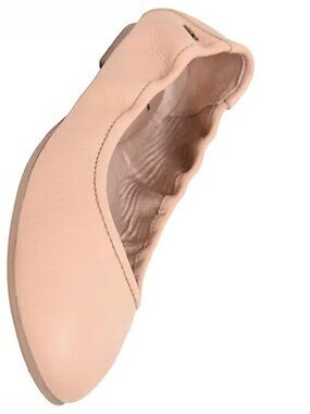 MINNETONKA Leather Ballet Shoes – Anna Ballet Flat – Blush – Sz 11